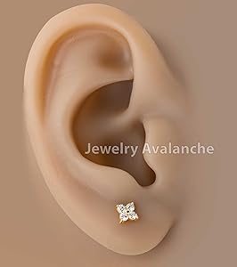 蜉蝣、Fatima、the studsセット Graff K18PG Diamond Mini Butterfly Stud Earrings - Auth free
